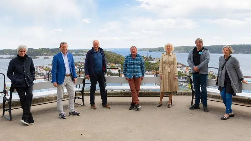 Bildet av styret i Kragerøakademiet